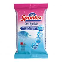 Spontex Sprint Ocean vlhčené obrúsky 40ks