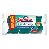 Spontex Scrub&Flex hubka 2+1 ZADARMO