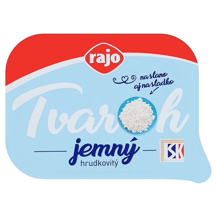 Rajo Tvaroh jemný hrudkovitý 250 g