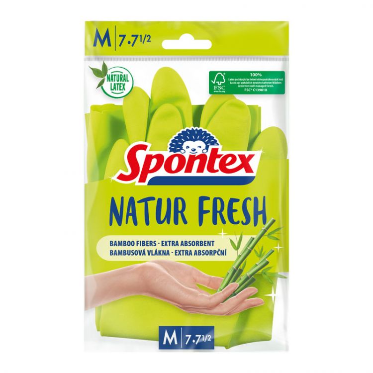 Spontex Natur Fresh rukavice vel. M