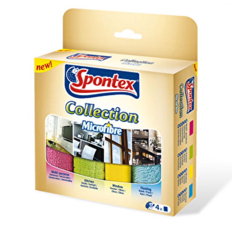 Spontex Collection utierky z mikrovlákna 4 ks