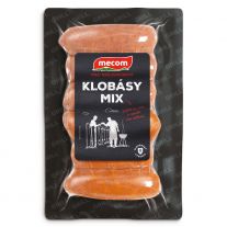 MECOM Klobásky mix 80% VB 210g