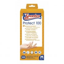 Spontex Protect jednorázové rukavice vel. M, 100 ks