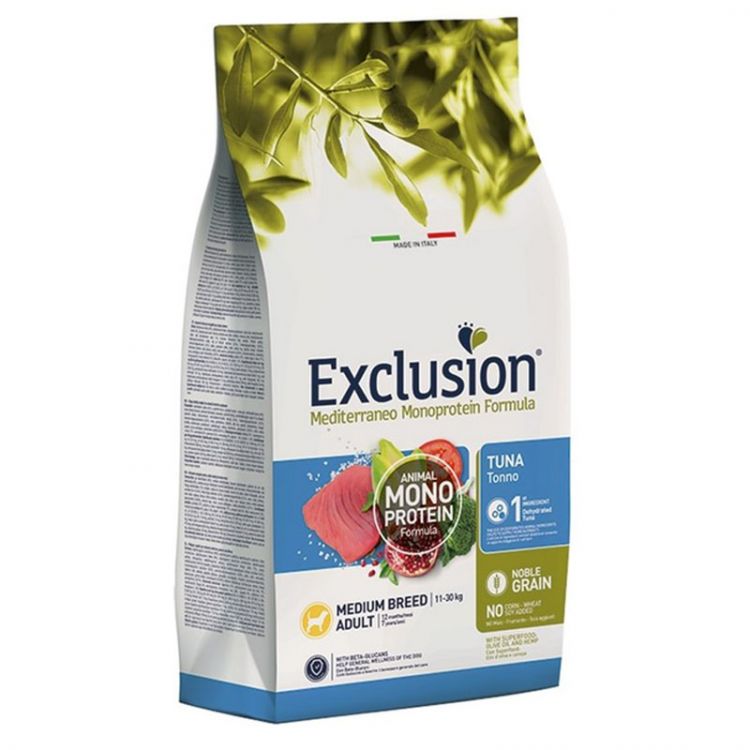 Exclusion Adult Tuna Medium Breed 12kg
