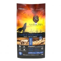 Ambrosia Fresh Granule Jahňacie & Losos 18% 2kg