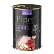 Piper konzerva pre psa s králikom a jablkami 400g