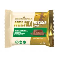 Nelina Sport Premium milk chocolate no sugar added 50g