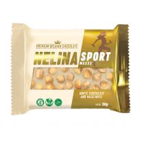Nelina Sport Premium white chocolate and hazelnut 50g
