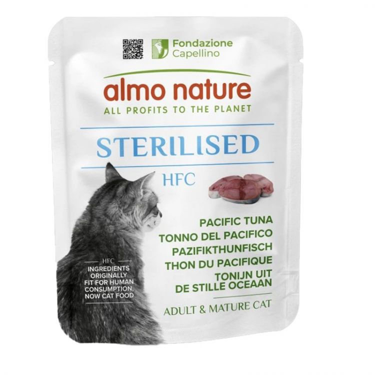 Almo Nature kapsička pre mačky Sterilised - with Tuna 70g