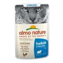 Almo Nature kapsička pre mačky Anti-Hairball - with Chicken 70g