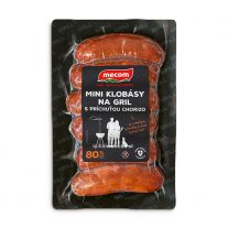 MECOM Mini klobásy na gril s príchuťou Chorizo 80% VB 300g