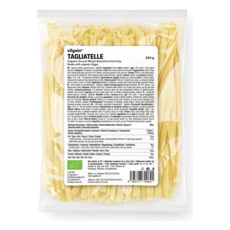 Vilgain Tagliatelle cestoviny BIO vaječné semolínové 250 g
