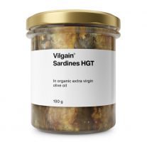 Vilgain Sardinky v bio extra panenskom olivovom oleji 190 g