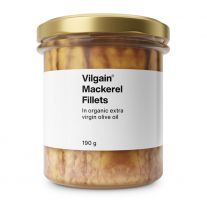 Vilgain Makrela filety v bio extra panenskom olivovom oleji 190 g