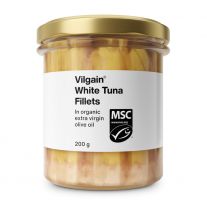 Vilgain Tuniak biely filety v bio extra panenskom olivovom oleji 200 g