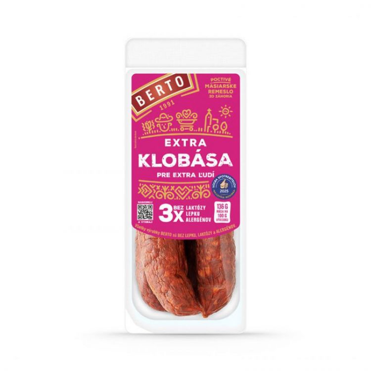 Berto Extra klobása 450g