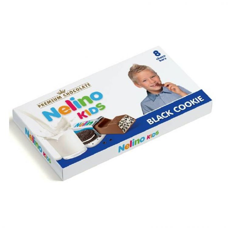 NELINO Kids milk chocolate with milk filling and black biscuit 93g