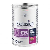 Exclusion Hypoallergenic Konzerva pre šteniatka Pork&Pea 400g