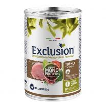 Exclusion Konzerva pre psov Turkey 400g