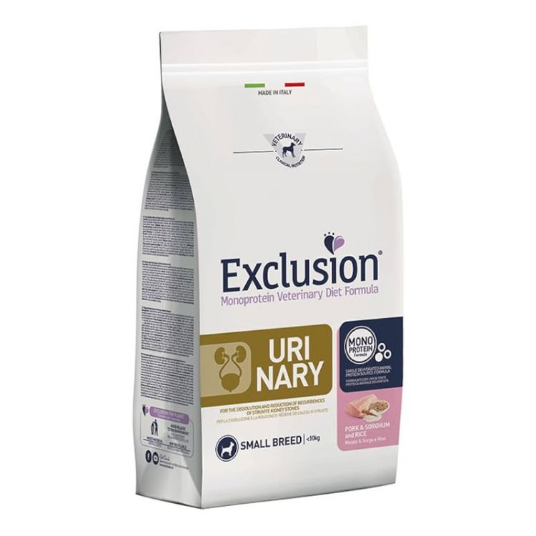 Exclusion Urinary Pork&Sorghum and Rice Small breed 2kg
