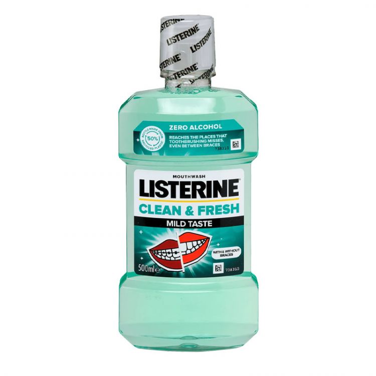 Listerine Clean&Fresh Mild Taste 0% Alcohol 500ml