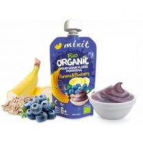 Mixit Bio kapsička Banán a čučoriedka 110g