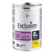 Exclusion Hypoallergenic Konzerva pre psa Quail&Pea 400g
