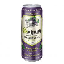 Svijany Vozka Cierna ribezla - limetka nealko 0,5l 