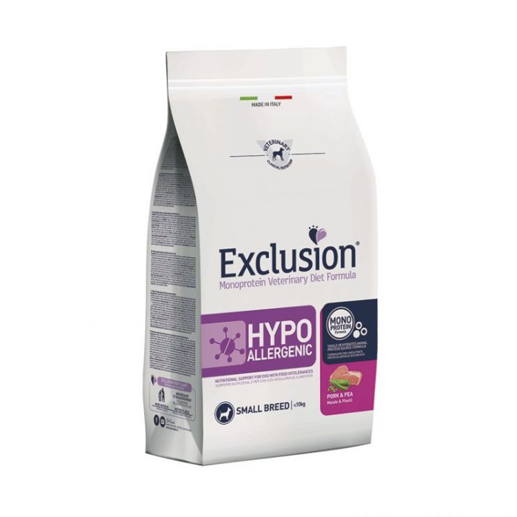 Exclusion Hypoallergenic Pork&Pea Small breed 7kg