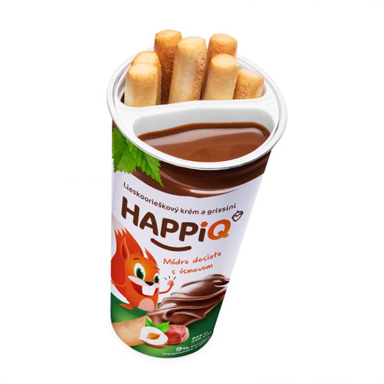 Real Meal HAPPIQ lieskoorieš.krém s tyčinkami 45g