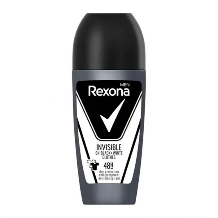 Rexona roll-on men 50 ml Invisble B&W