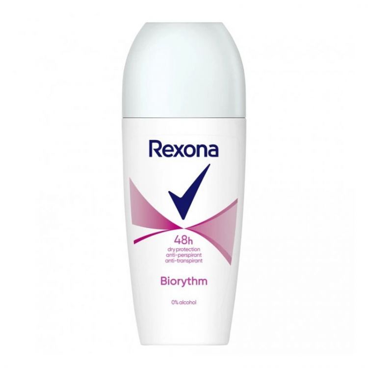 Rexona roll-on 50 ml Biorythm 0%