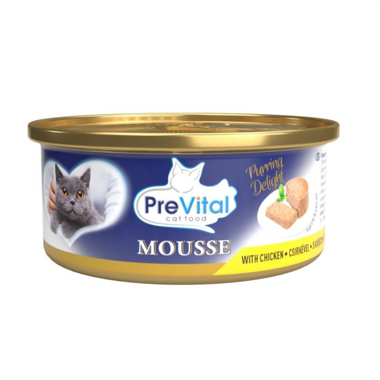 PreVital Minikonzerva Mačka kura  85g - novinka