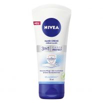 NIvea hand cream in tube 75 ml Care&Protect 3in1 0% alkohol