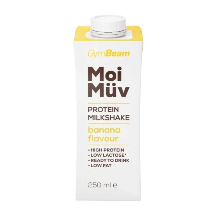 GymBeam MoiMüv Protein Milkshake banán 250 ml
