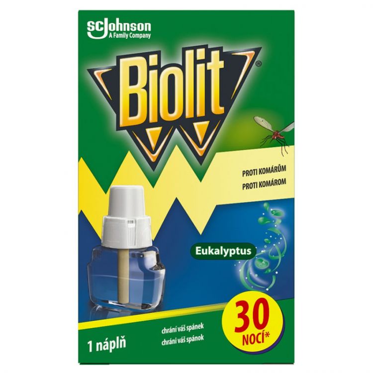 Biolit eukalyptus elektrická náhradná náplň do odparovača 21ml/30 nocí