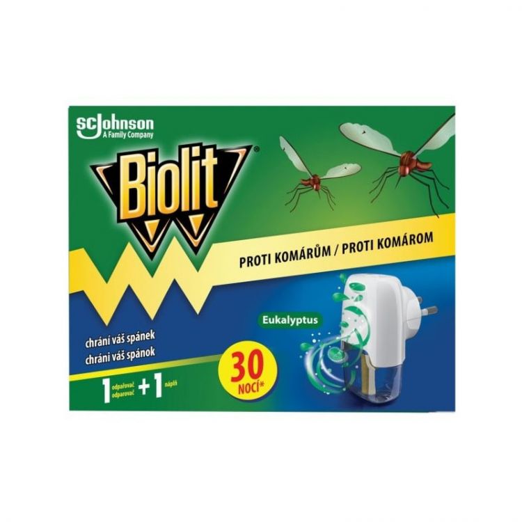 Biolit eukalyptus elektrický odparovač + náhradná nápň 21ml/30 nocí