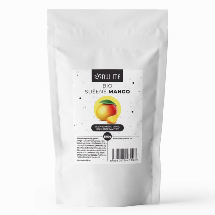 Raw Me Bio Sušené Mango 100g