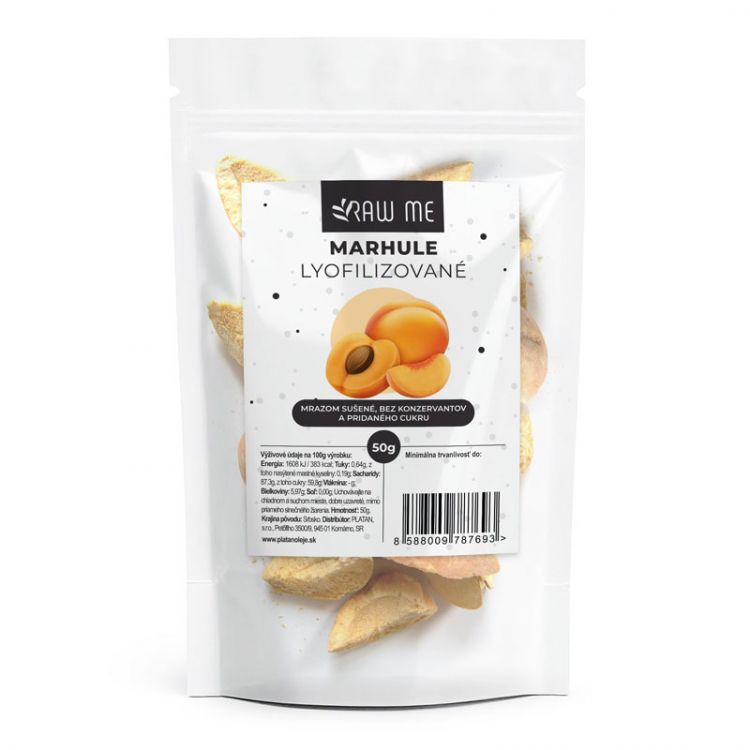Raw Me Marhule lyofilizované 50g