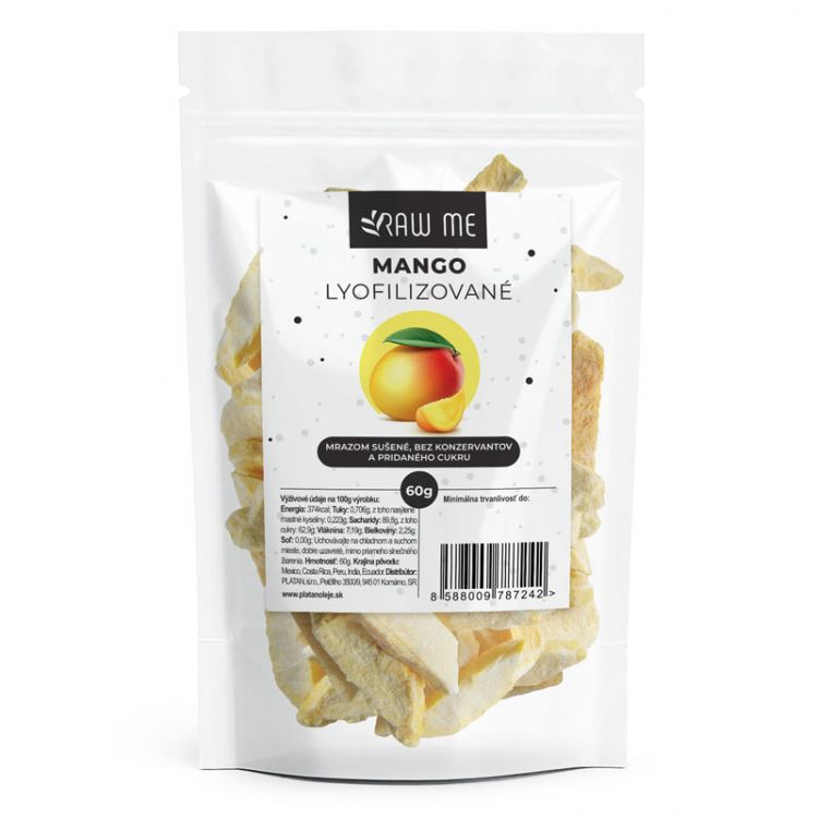 Raw Me Mango lyofilizované 60g