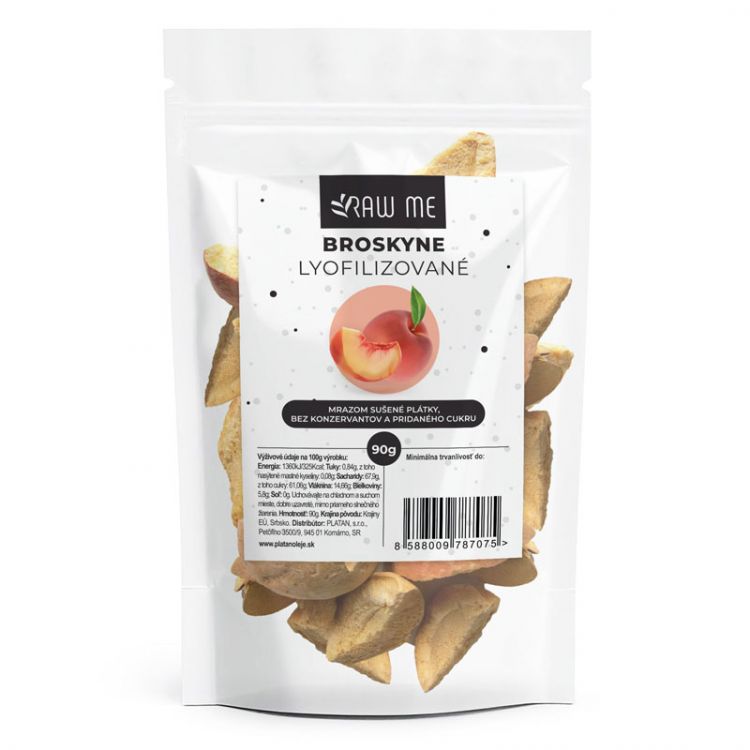 Raw Me Broskyne lyofilizované 90g
