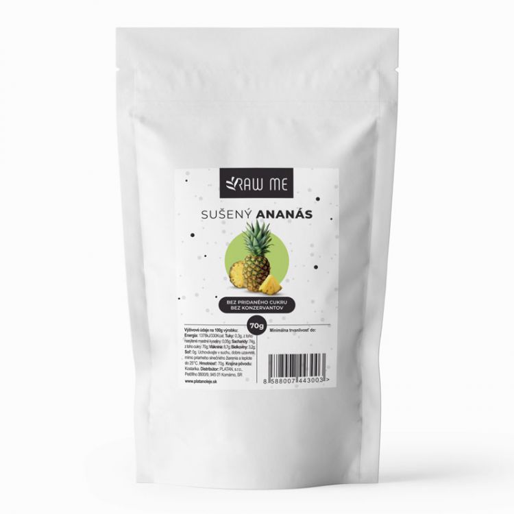 Raw Me Sušený Ananás 70g