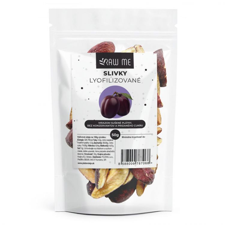 Raw Me Slivky lyofilizované 50g