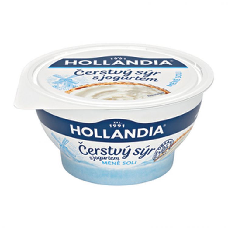 Hollandia Čerstvý syr s jogurtom menej soli 125g