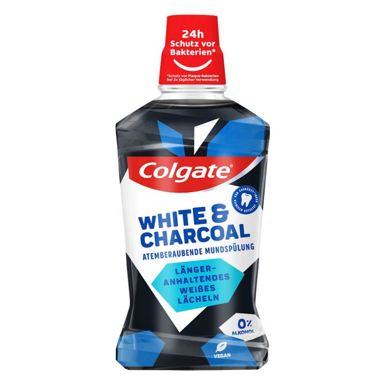Colgate mouthwash 500 ml White&Charcoal