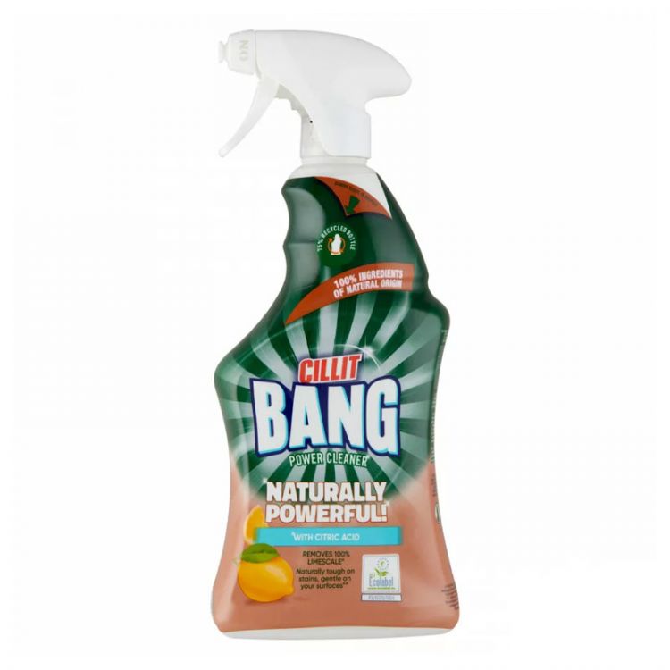 Cillit Bang cleaner pump 750 ml Naturally Powerful Lemon bathroom