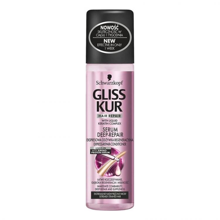Gliss Kur hair treatment serum pump 200 ml Long&Sublime