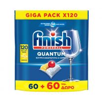 Finish dishwasher tabs 120 sc 120 pcs Powerball Quantum Lemon