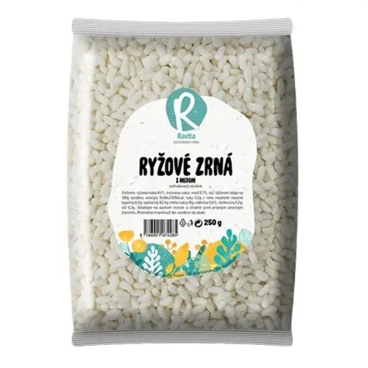 Ravita Ryžové zrná s medom 250