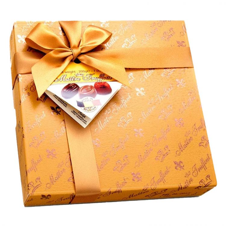 Maitre Truffout Belgické pralinky zlaté 200g